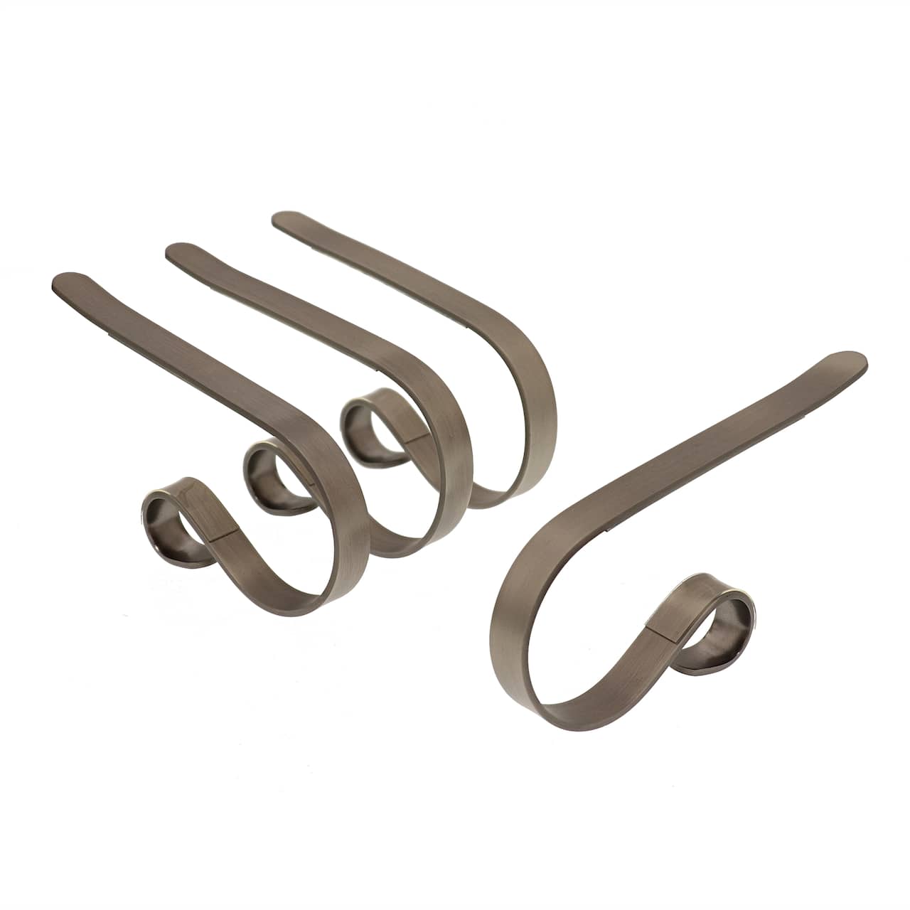 Original MantleClip® Pewter Stocking Holders, 4ct.